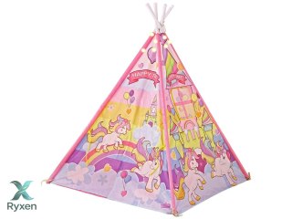 Namiot dla Dzieci Efekty Świetlne Kucyki Jednorożce Różowy LEAN TOYS
