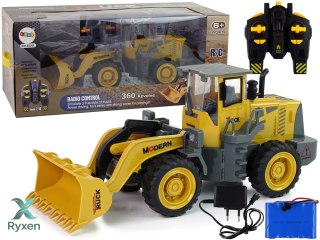 Ogromna Koparka Ładowarka R/C LED Zdalnie Sterowana Akumulator LEAN TOYS