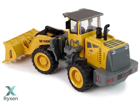 Ogromna Koparka Ładowarka R/C LED Zdalnie Sterowana Akumulator LEAN TOYS