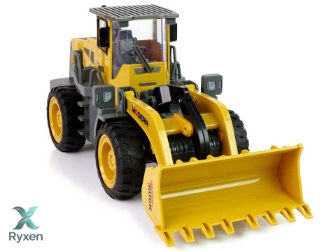 Ogromna Koparka Ładowarka R/C LED Zdalnie Sterowana Akumulator LEAN TOYS