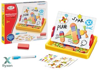 Tablica Magnetyczna Do Rysowania Figury Geometryczne Magnesy LEAN TOYS