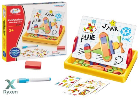 Tablica Magnetyczna Do Rysowania Figury Geometryczne Magnesy LEAN TOYS