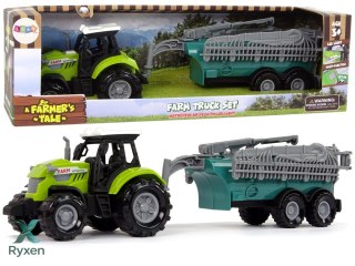 Traktor Rolniczy z Opryskiwaczem Farma Dźwięk Zielony LEAN TOYS