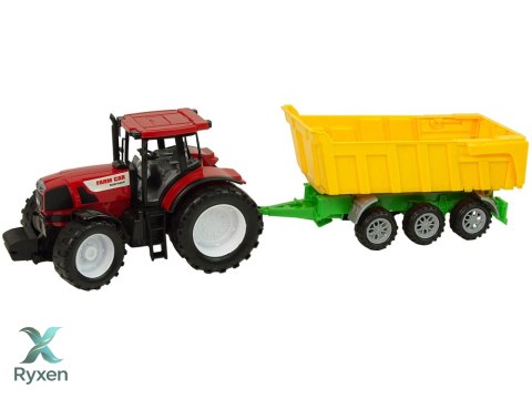 Traktor Wywrotka Żółta Ciągnik 50 cm LEAN TOYS