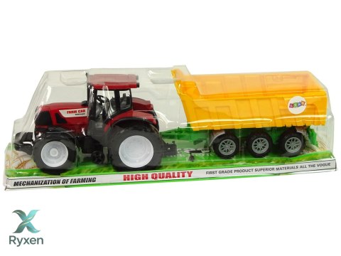 Traktor Wywrotka Żółta Ciągnik 50 cm LEAN TOYS