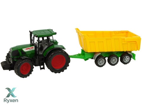Traktor Wywrotka Żółta Ciągnik 50 cm LEAN TOYS
