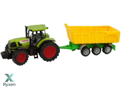 Traktor Wywrotka Żółta Ciągnik 50 cm LEAN TOYS
