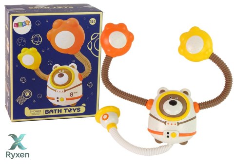 Zabawka Do Wody Kąpieli Miś Astronauta Prysznic Z Obiegiem Wody Przyssawki LEAN TOYS