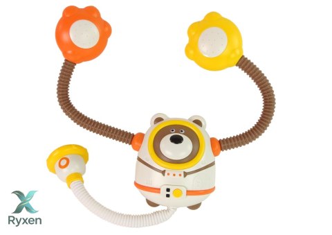 Zabawka Do Wody Kąpieli Miś Astronauta Prysznic Z Obiegiem Wody Przyssawki LEAN TOYS