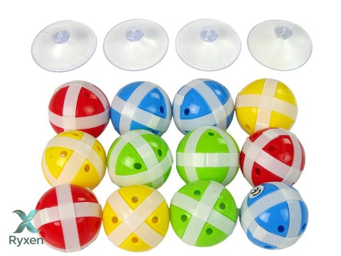 Zestaw Gier Dart Tarcza 36 cm Piłki na Rzepy LEAN TOYS