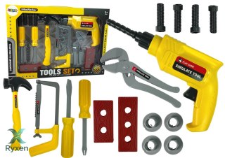 Zestaw Majsterkowicza Wiertarka Młotek Śrubokręty LEAN TOYS