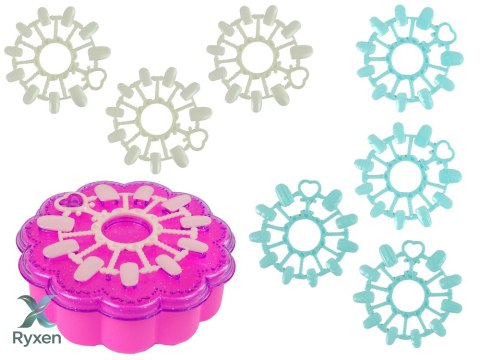 Zestaw do Malowania Paznokci Lakiery Pisaki Kolorowe Naklejki LEAN TOYS