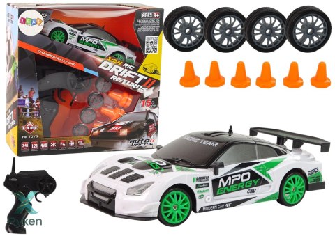 Auto Sportowe Drift Zdalnie Sterowane R/C 15 km/h Zmiana kół LEAN TOYS
