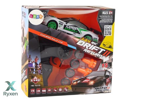 Auto Sportowe Drift Zdalnie Sterowane R/C 15 km/h Zmiana kół LEAN TOYS