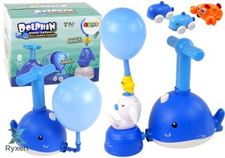 Balonowa Wyrzutnia Delfin Samochód Aerodynamiczny LEAN TOYS