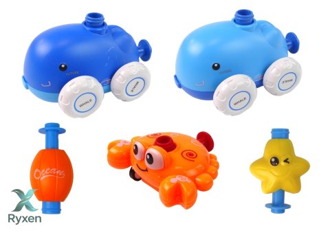 Balonowa Wyrzutnia Delfin Samochód Aerodynamiczny LEAN TOYS