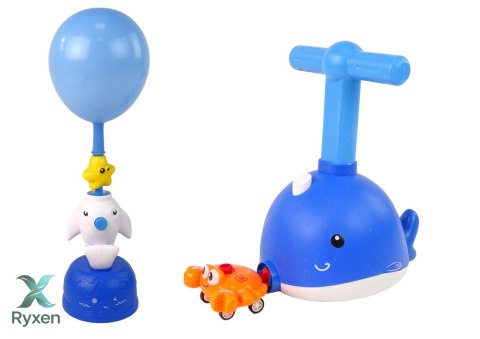 Balonowa Wyrzutnia Delfin Samochód Aerodynamiczny LEAN TOYS