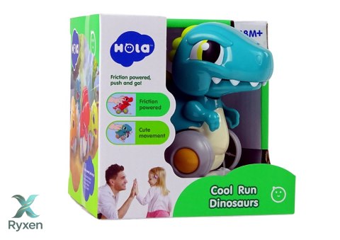 Dinozaur Na Kółkach Niebieski Figurka Spinosaurus LEAN TOYS