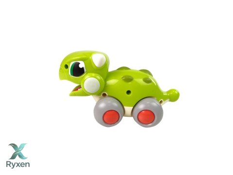 Dinozaur Na Kółkach Zielony Figurka LEAN TOYS