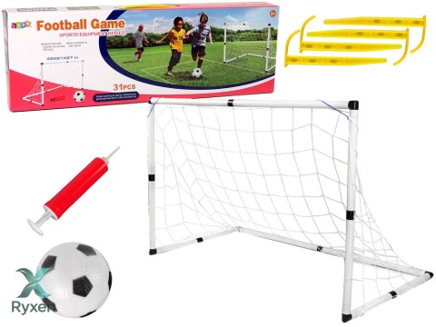 Duża Bramka Piłkarska Football Game Piłka Pompka LEAN TOYS