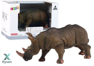 Duża Figurka Kolekcjonerska Nosorożec Zwierzęta Świata LEAN TOYS