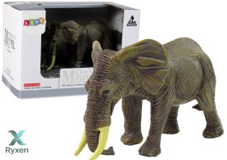 Duża Figurka Kolekcjonerska Słoń Zwierzęta Świata LEAN TOYS