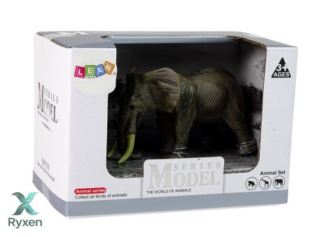 Duża Figurka Kolekcjonerska Słoń Zwierzęta Świata LEAN TOYS