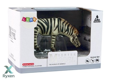 Duża Figurka Kolekcjonerska Zebra Zwierzęta Świata LEAN TOYS