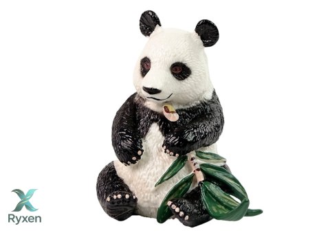 Figurka Kolekcjonerska Panda Wielka z Bambusem LEAN TOYS