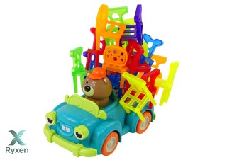 Gra Zręcznościowa Spadające Krzesła Ruchomy Cel Autko LEAN TOYS