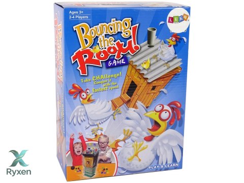 Gra Zręcznościowa Wybuchający Kurnik Kurczaki LEAN TOYS