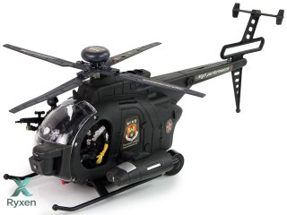 Helikopter Wojskowy Skrzydła Światła Na Baterie LEAN TOYS