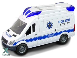Interaktywna Policja Radiowóz Policyjny Światło Dźwięk Otwierane Drzwi LEAN TOYS