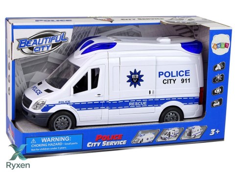 Interaktywna Policja Radiowóz Policyjny Światło Dźwięk Otwierane Drzwi LEAN TOYS