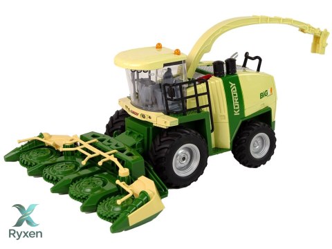 Kombajn Zdalnie Sterowany Dym Światła Dźwięk 2.4G 1:24 LEAN TOYS
