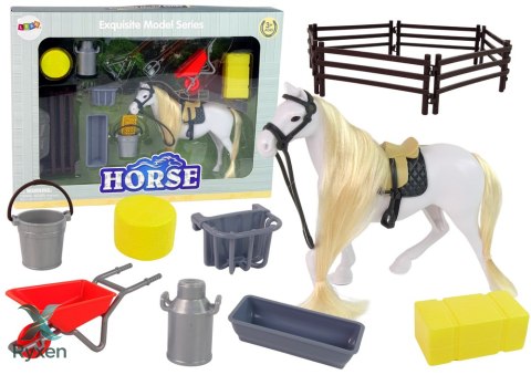 Koń do Czesania Akcesoria Zagroda Siano Stajnia LEAN TOYS