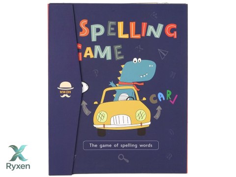 Książeczka Edukacyjna Nauka Litery Magnes Angielski LEAN TOYS