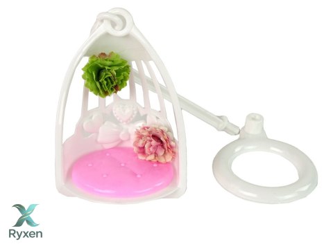 Lalka Dla Dzieci Emily Huśtawka Kwiaty LEAN TOYS