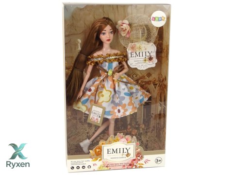 Lalka Dla Dzieci Emily Jesienna Kapelusz LEAN TOYS