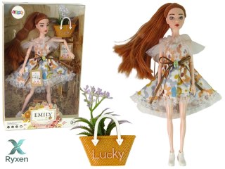 Lalka Dla Dzieci Emily Jesienna Rude Włosy Kwiaty LEAN TOYS