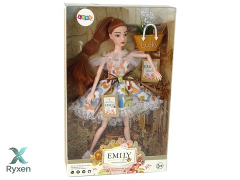 Lalka Dla Dzieci Emily Jesienna Rude Włosy Kwiaty LEAN TOYS