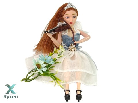Lalka Dla Dzieci Emily Skrzypce Kwiaty LEAN TOYS