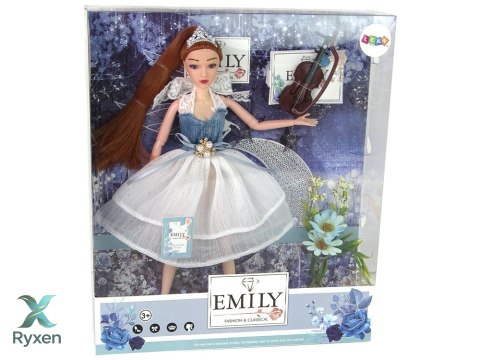 Lalka Dla Dzieci Emily Skrzypce Kwiaty LEAN TOYS