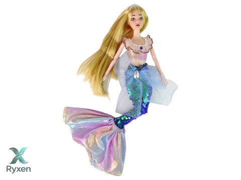 Lalka Dla Dzieci Emily Syrenka Zielona Akcesoria LEAN TOYS