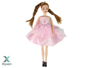 Lalka Dla Dzieci Emily Warkocze Kot Kwiaty LEAN TOYS