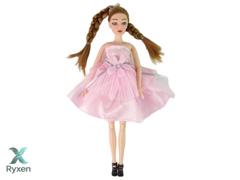 Lalka Dla Dzieci Emily Warkocze Kot Kwiaty LEAN TOYS