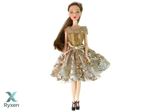 Lalka Dla Dzieci Emily z Pieskiem Długie Włosy LEAN TOYS