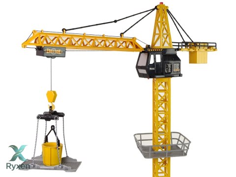 Ogromny Dźwig Żuraw R/C Zdalnie Sterowany Wysokość 183 cm 2 Poziomy LEAN TOYS