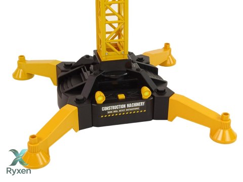 Ogromny Dźwig Żuraw R/C Zdalnie Sterowany Wysokość 183 cm 2 Poziomy LEAN TOYS