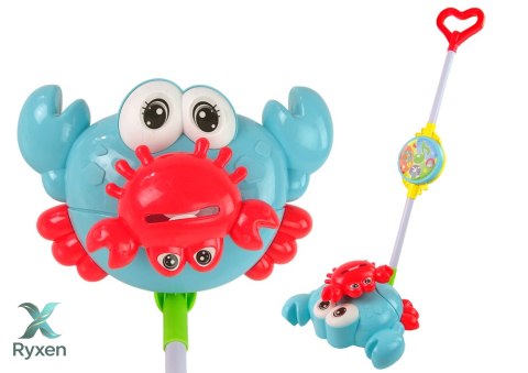 Pchacz Świecący Kiju Krab Niebieski Muzyka LEAN TOYS